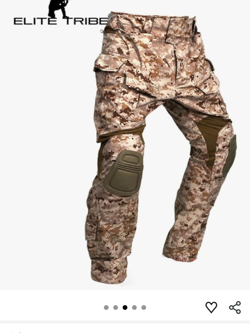 Emerson Airsoft Hunting Tactical Pants Combat Gen3 Pants with Knee Pads 30x32